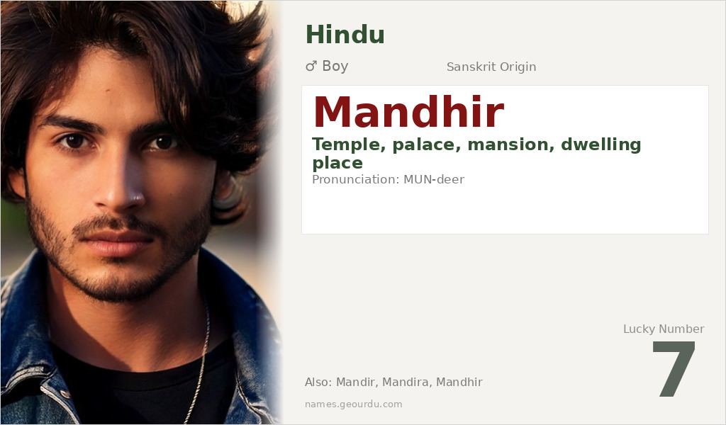 Mandhir Name Meaning and Details