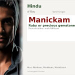 Manickam Name Meaning and Details