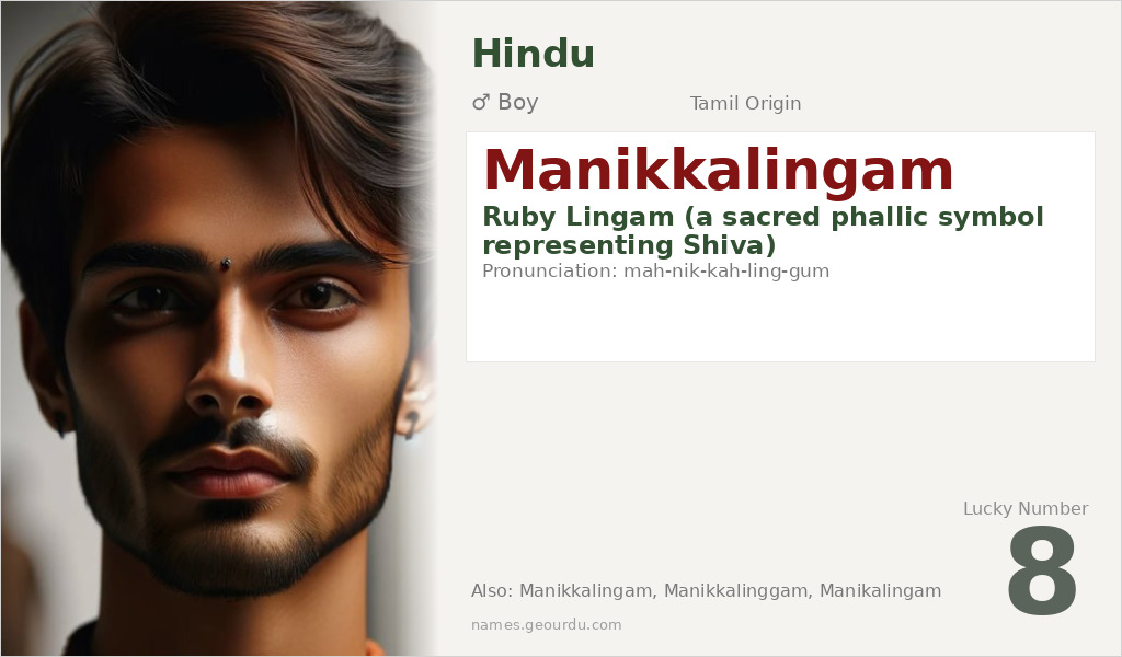 Manikkalingam Name Meaning and Details