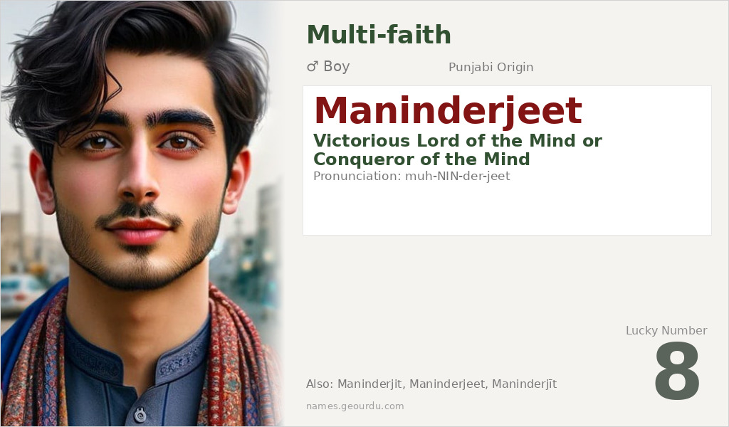 Maninderjeet Name Meaning and Details