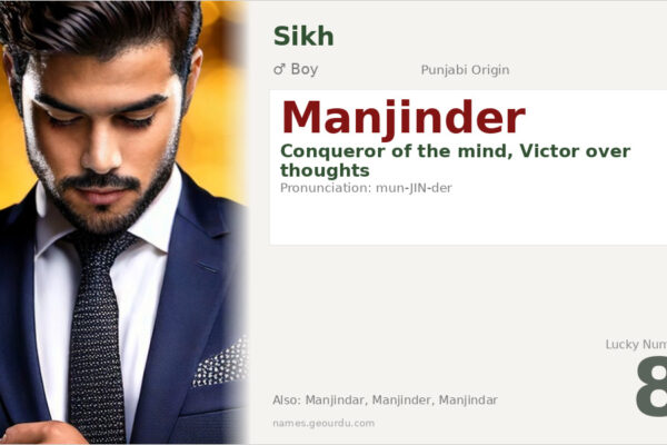 Manjinder Name Meaning — Origin, Gender & Details (2025)