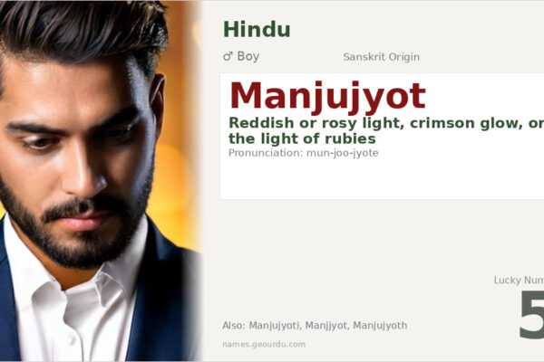 Manjujyot Name Meaning — Sanskrit Origin, Boy Name & Details (2025)