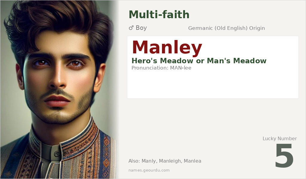 Manley Name Meaning and Details