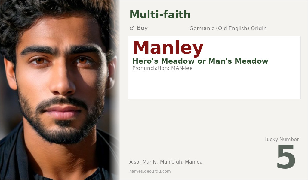 Manley Name Meaning and Details
