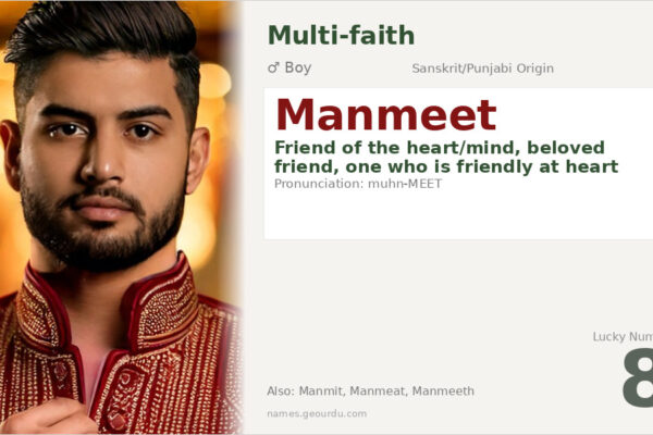 Manmeet Name Meaning — Sanskrit/Punjabi Origin, Boy Name & Details (2025)