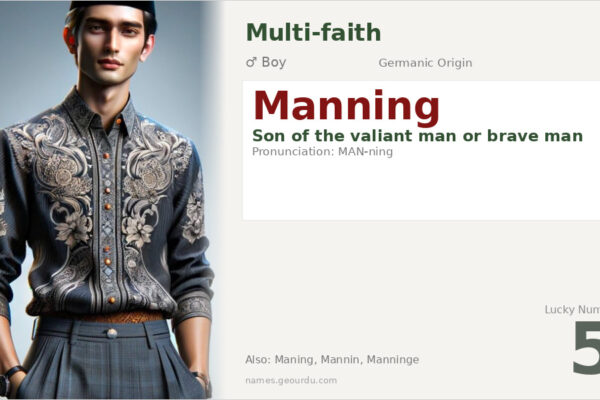 Manning Name Meaning — Origin, Gender & Details (2025)