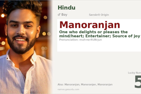 Manoranjan Name Meaning — Sanskrit Origin, Boy Name & Details (2025)