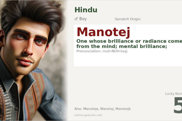 Manotej Name Meaning — Sanskrit Origin, Boy Name & Details (2025)