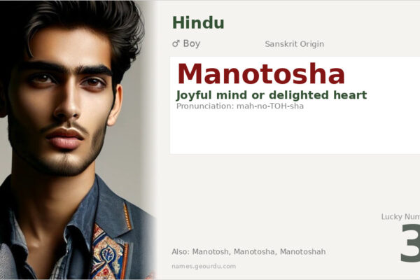 Manotosha Meaning — Sanskrit Origin, Boy Name & Details (2025)