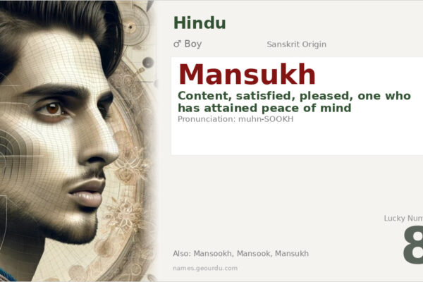 Mansukh Name Meaning — Sanskrit Origin, Boy Name & Details (2025)