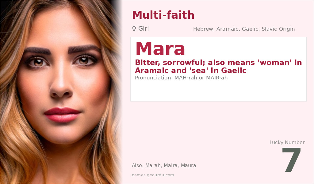 Mara Name Meaning and Details