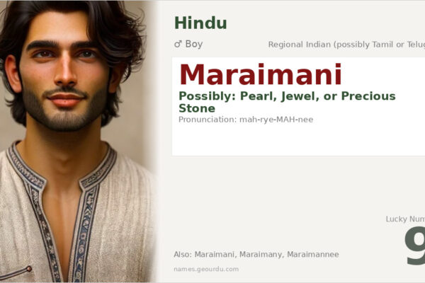 Maraimani Name Meaning — Origin, Gender & Details (2025)