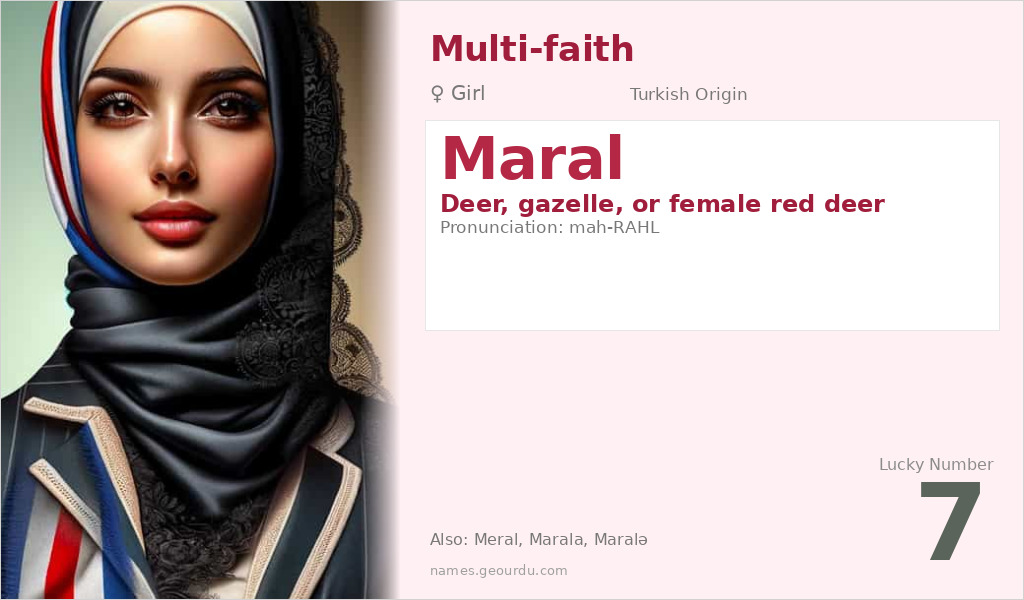 Maral Name Meaning and Details