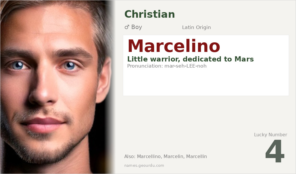 Marcelino Name Meaning and Details