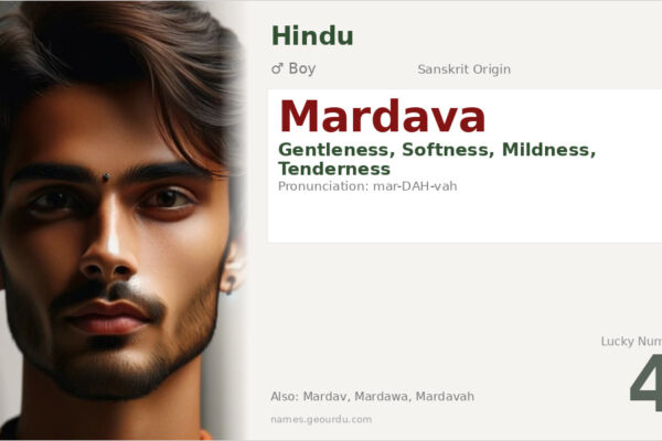 Mardava Name Meaning — Sanskrit Origin, Boy Name & Details (2025)