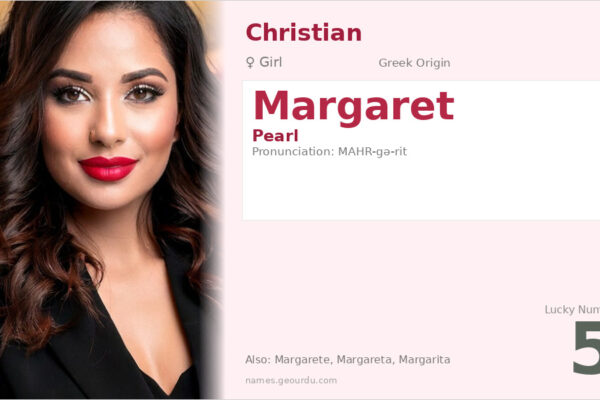 Margaret Name Meaning — Origin, Gender & Details (2025)