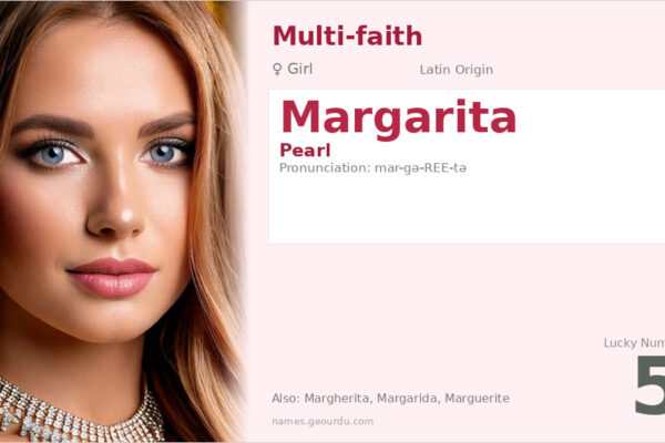Margarita Name Meaning — Pearl Origin, Girl Name & Details (2025)