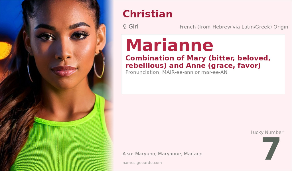 Marianne Name Meaning and Details