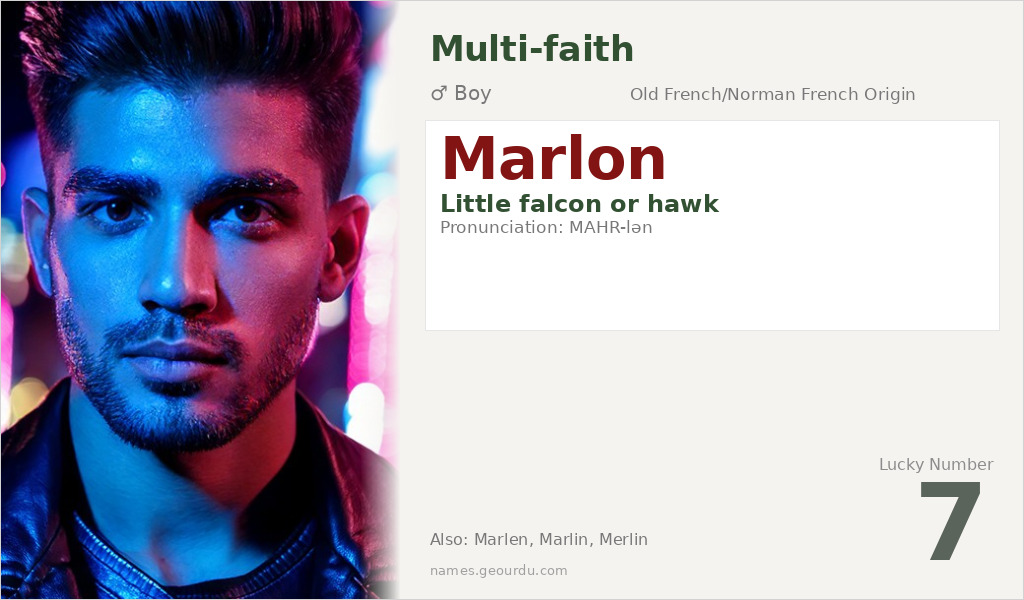 Marlon Name Meaning and Details