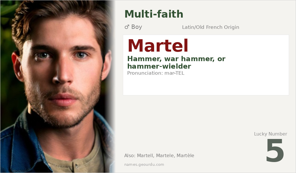 Martel Name Meaning and Details