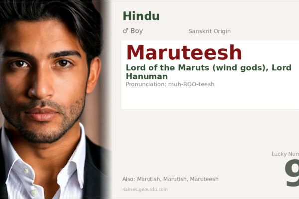 Maruteesh Meaning — Sanskrit Origin, Boy Name & Details (2025)
