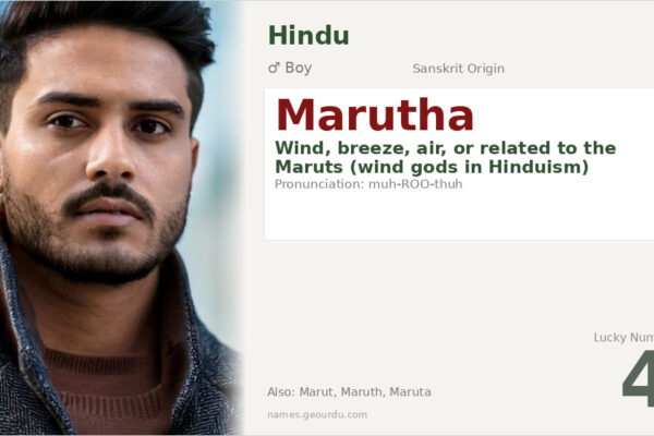 Marutha Name Meaning — Sanskrit Origin, Boy Name & Details (2025)