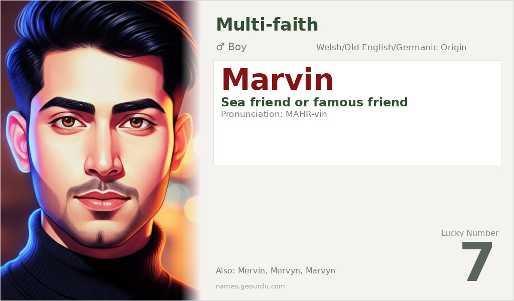 Marvin Name Meaning and Details