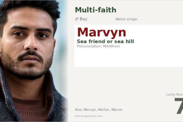 Marvyn Name Meaning — Welsh Origin, Boy Name & History (2025)
