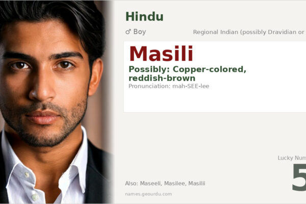 Masili Name Meaning — Origin, Gender & Details (2025)