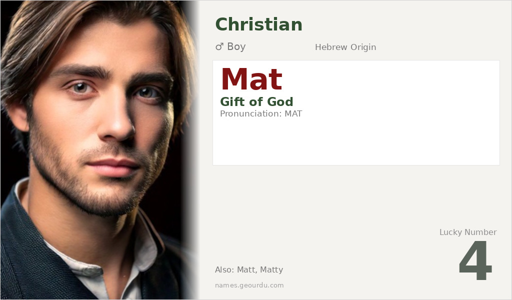 Mat Name Meaning and Details