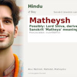 Matheysh Name Meaning and Details