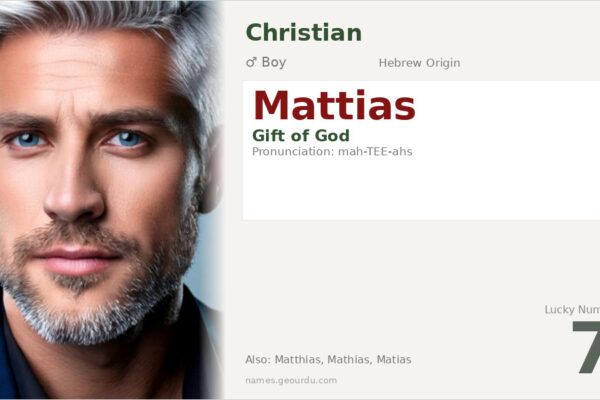Mattias Name Meaning — Hebrew Origin, Gift of God & Details (2025)
