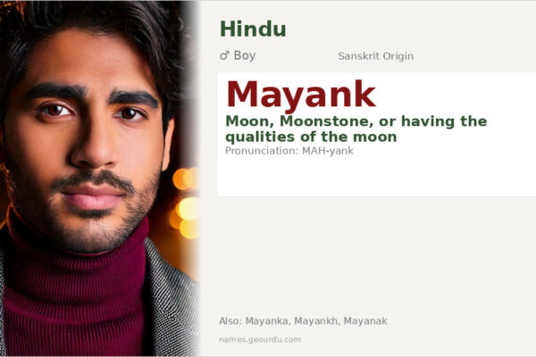 Mayank Name Meaning — Origin, Gender & Details (2025)