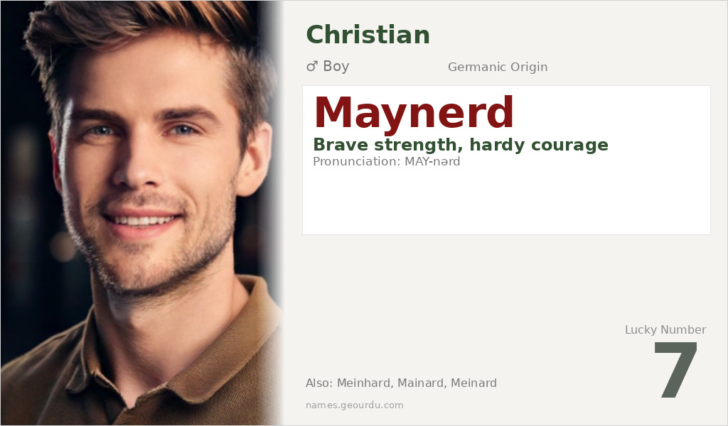 Maynerd Name Meaning and Details