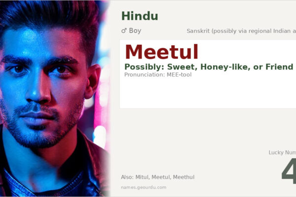 Meetul Name Meaning — Origin, Gender & Details (2025)