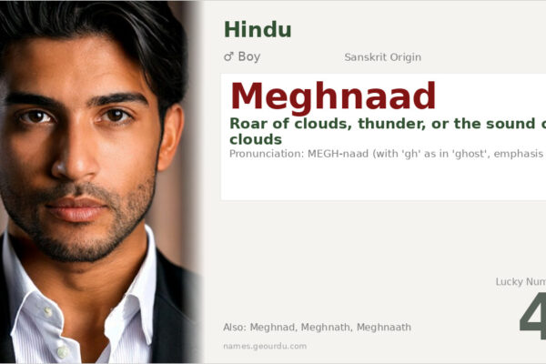 Meghnaad Name Meaning — Sanskrit Origin, Hindu Boy Name & Details (2025)