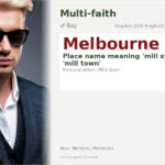 Melbourne Name Meaning and Details