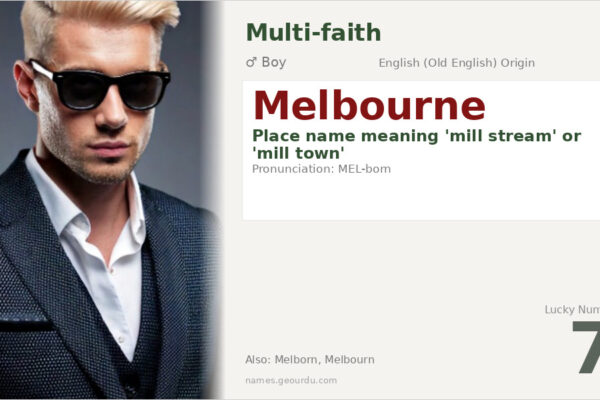 Melbourne Name Meaning — English Origin, Boy Name & History (2025)