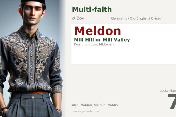 Meldon Name Meaning — Origin, Gender & Details (2025)