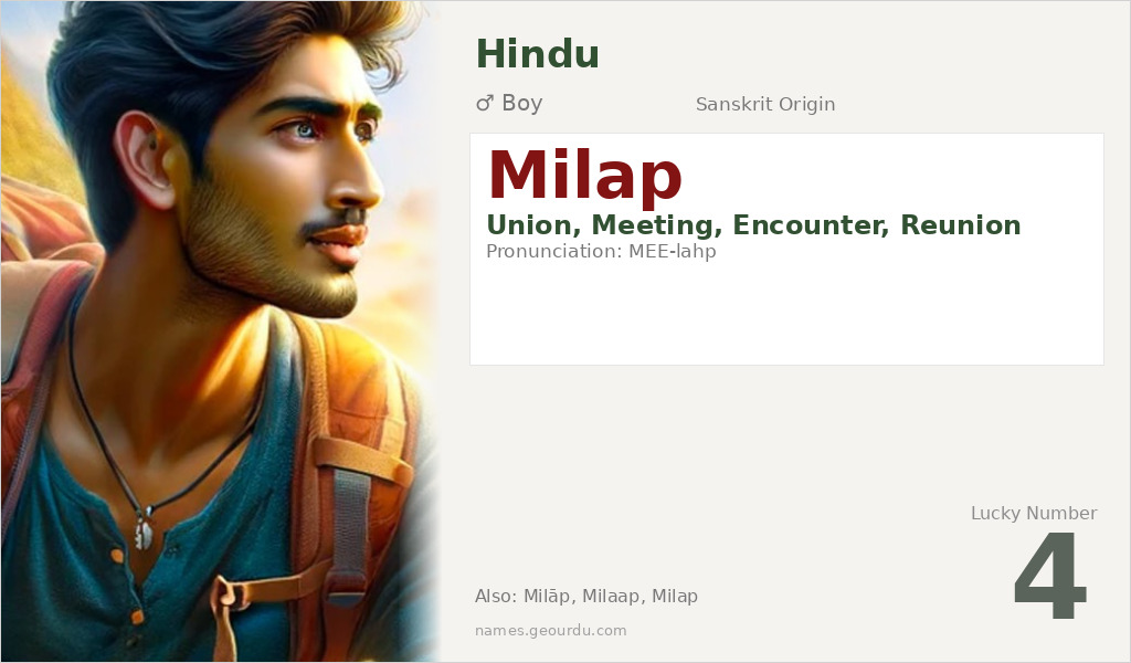 Milap Name Meaning and Details