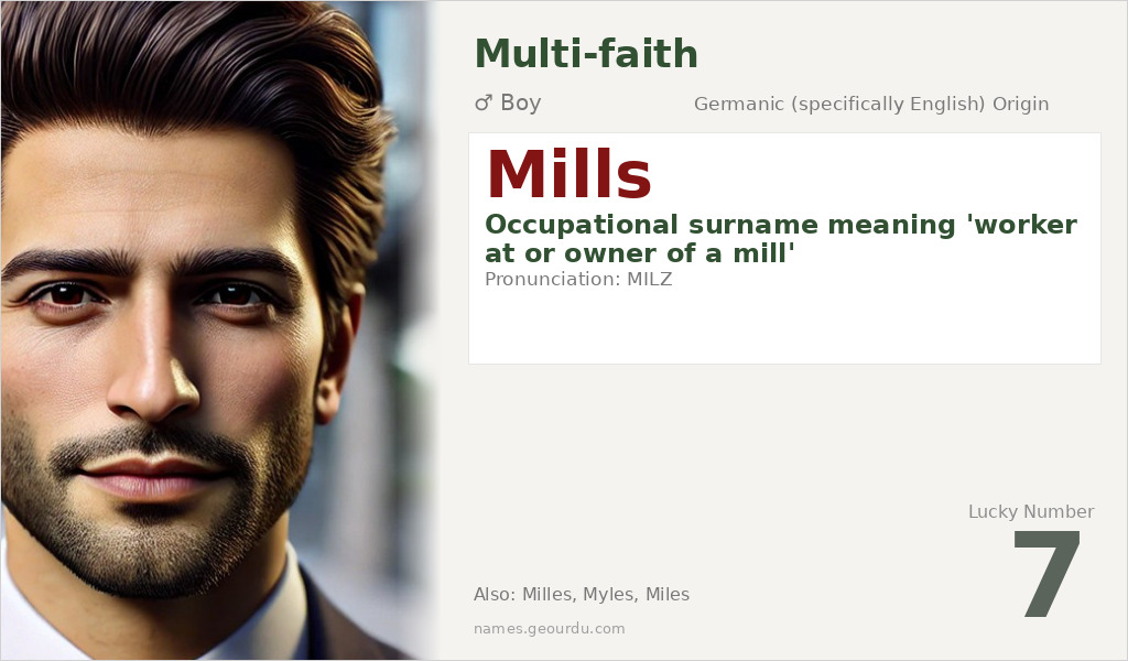 Mills Name Meaning and Details