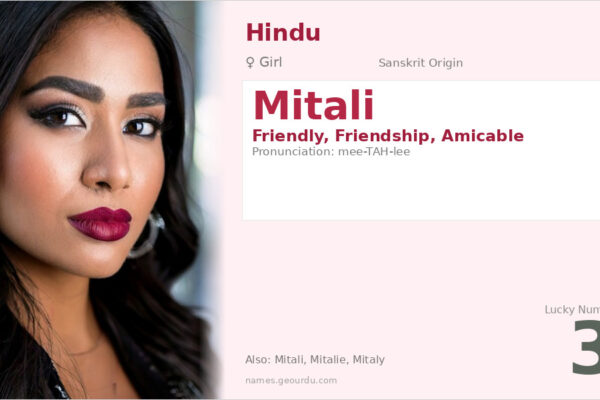 Mitali Name Meaning — Sanskrit Origin, Girl Name & Details (2025)