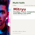 Mitryu Name Meaning and Details