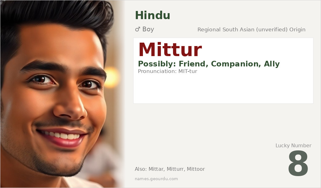 Mittur Name Meaning and Details