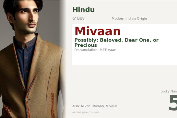 Mivaan Name Meaning — Origin, Gender & Details (2025)