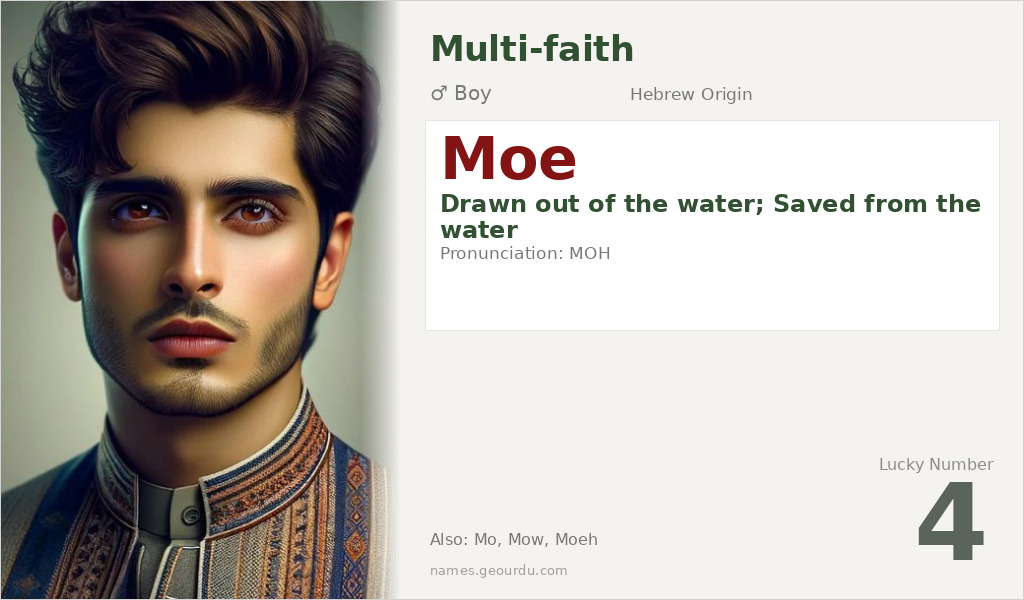 Moe Name Meaning and Details