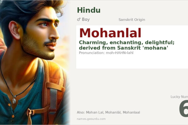 Mohanlal Name Meaning — Sanskrit Origin, Boy Name & Details (2025)