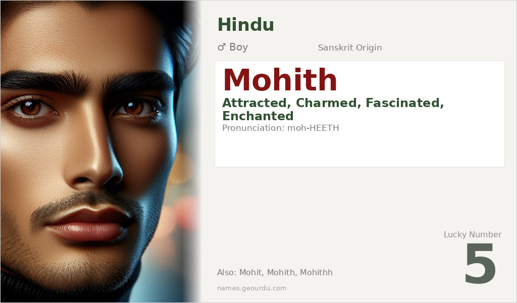 Mohith Name Meaning and Details