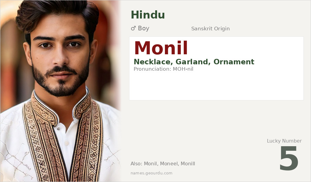 Monil Name Meaning and Details