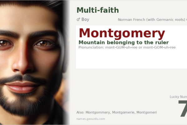 Montgomery Name Meaning — Origin, Gender & Details (2025)